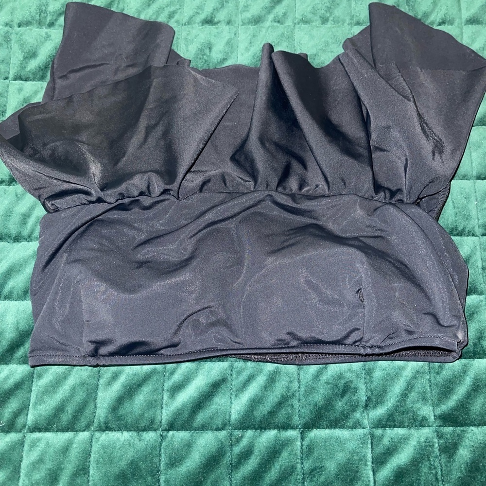 Young and reckless black flutter bikini top - Picture 3 of 3